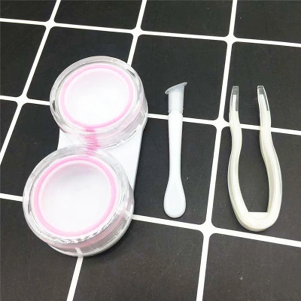 1PC Frosted Beauty Pupil Box Care Companion Double Storage Contact Lens Wholesale Random color | Аксессуары для одежды