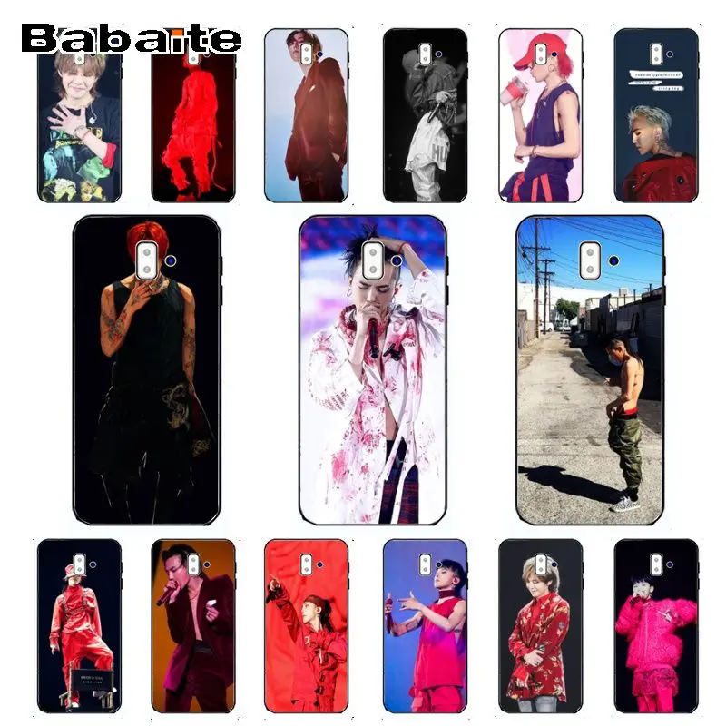 G dragon MOTTE DIY чехол для телефона samsung Galaxy j6 plus A6 A8 A9 A10 A30 A50 мобильных