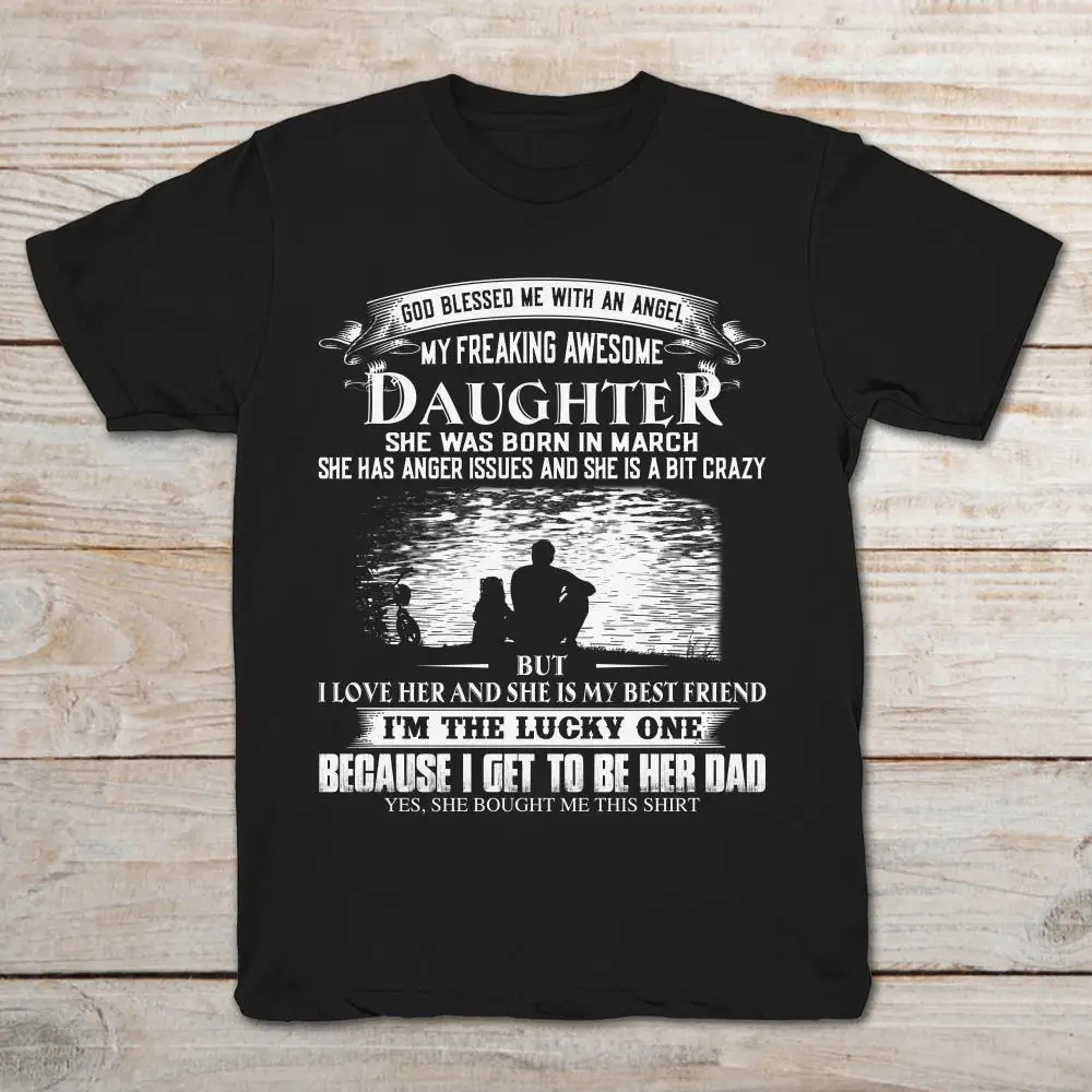 Бог благословил меня с ангелом моя долбанная потрясающая дочь она была рождена в