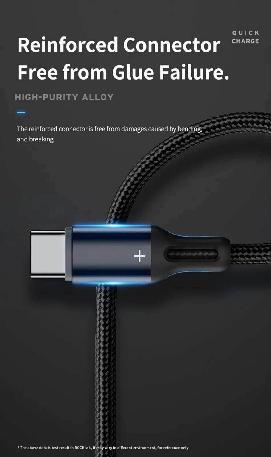ROCK 2 м 5 м USB C кабель 5A Supercharge type C кабель для huawei p20 lite Быстрая зарядка кабель для samsung S9 8 Note