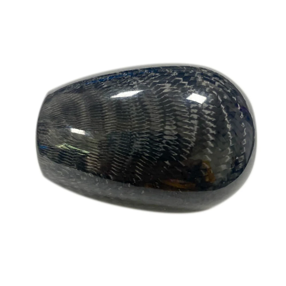 Автомобильная черная ручка переключения передач из настоящего углеродного