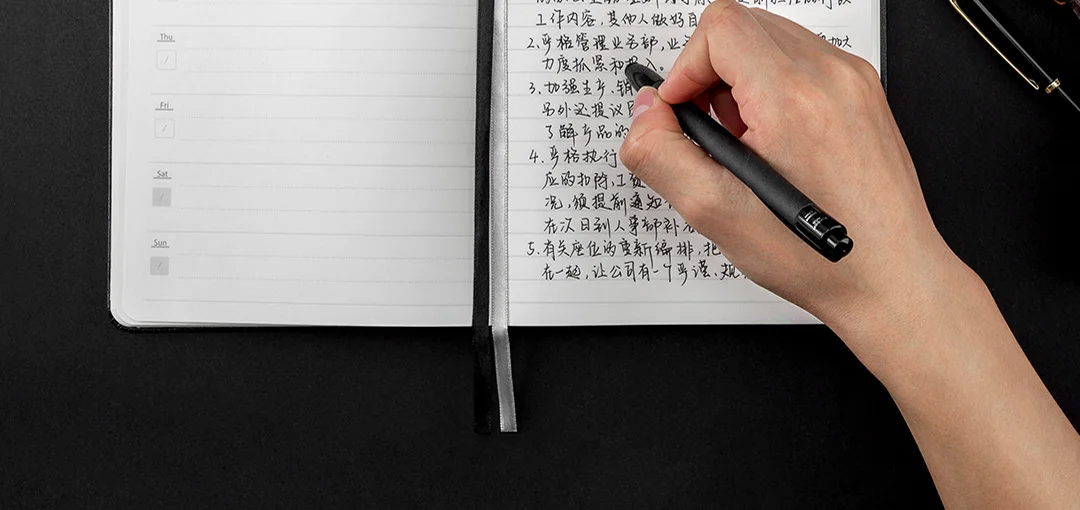 Xiaomi Kinbor Бизнес ручка для записной книжки Подарочная коробка с карандашей, пенал шариковая ручка закладки Многофункциональная офисная Конференция расходные материалы