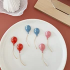 Серьги в виде воздушных шаров с забавным дизайном, длинные висячие серьги с кисточками, женское украшение для вечеринок в стиле хип-хоп, милые вечерние ые серьги, подарки на день Святого Валентина