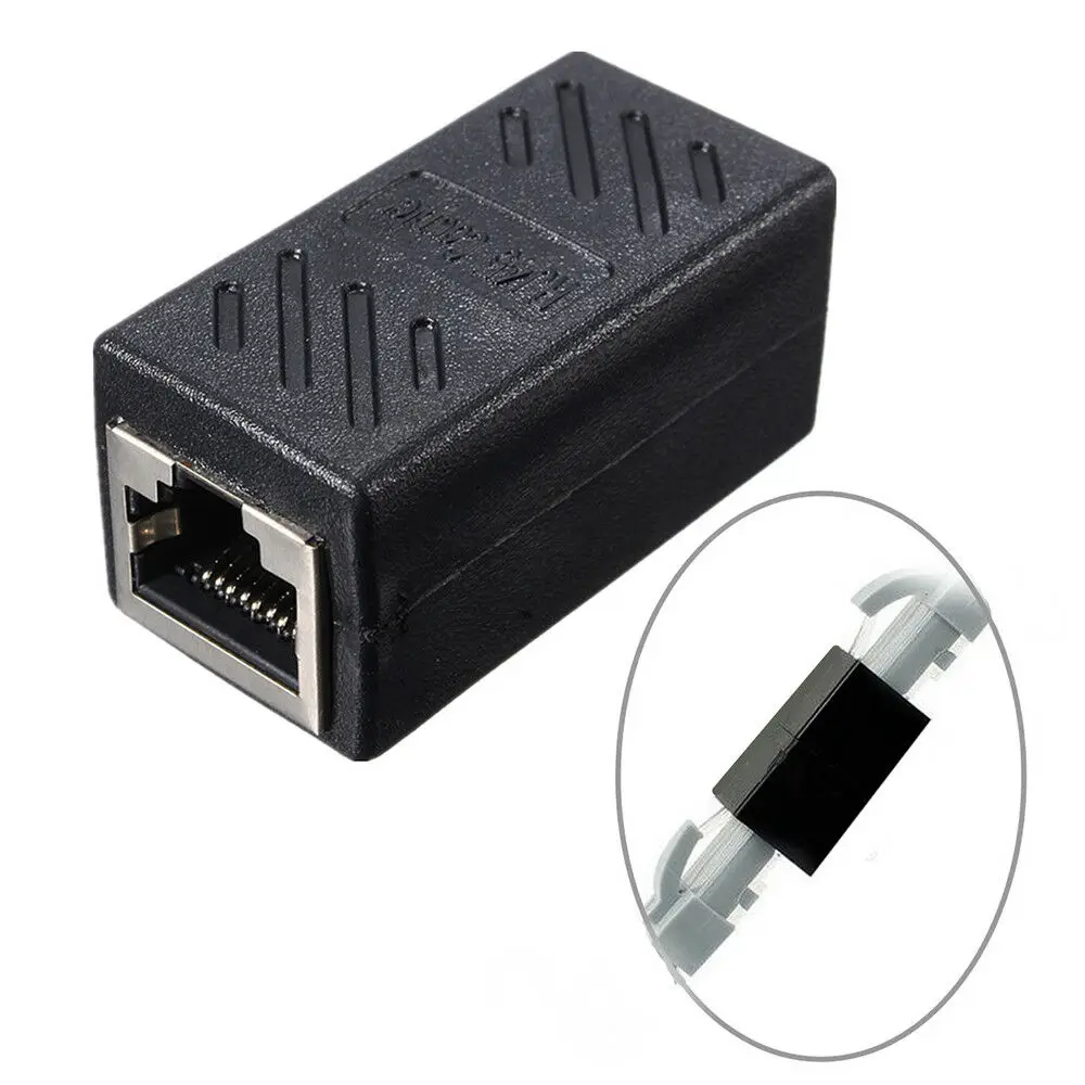 

1 шт., адаптер-соединитель для кабеля Ethernet