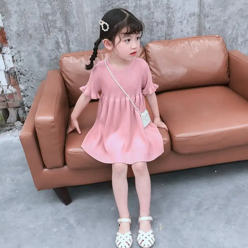 Детское летнее платье для девочек модная детская одежда элегантные платья