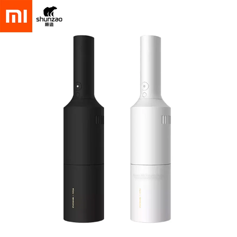 Xiaomi Mijia Shunzao пылесос автомобильный беспроводной мини портативный пылеуловитель для домашнего офиса кровать диван Автомобильный Ручной пылесос