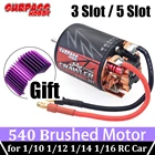 Щетка для мотора Surpass Hobby 540 щеточная, 5 слотов, 35T, 45T, 55T, для радиоуправляемого гусеничного грузовика Traxxas Trx4, Scx10, WLtoys 110, 112