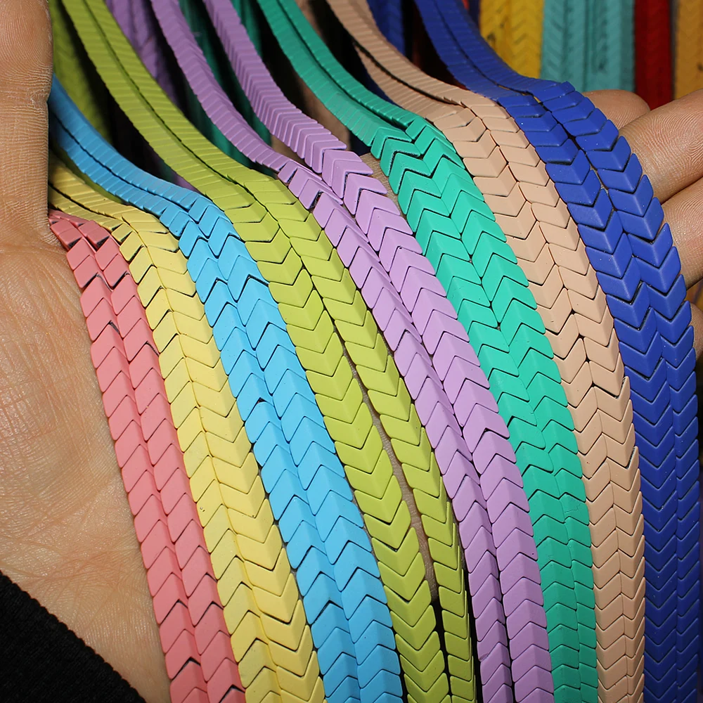 

Natural Stone 25 Colors Hematite Rubber Beads Loose Faceted Matte Beads For Jewelry Making DIY Bracelet
