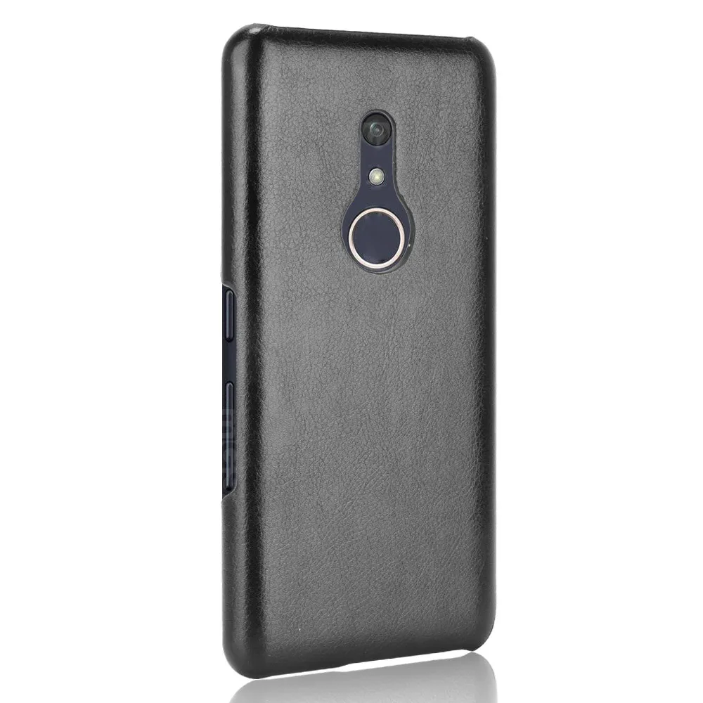 Чехол Fashion Litchi Skin из PU кожи с жесткой задней панелью для телефона Fujitsu Arrows Be4 F-41A/Plus F-41B.