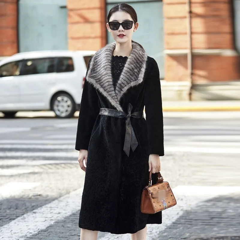 Casacas Para Mujer Invierno 2020 Женское зимнее пальто с мехом толстое теплое длинное