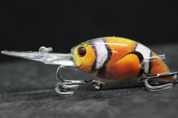 HC733X432 wLure 11g 8.5cm Deep Water Real Skin Painting Tight Floating Crankbait Cutting Blade Treble Hooks Fishing Lures HC733 - Цвет: HC733X432