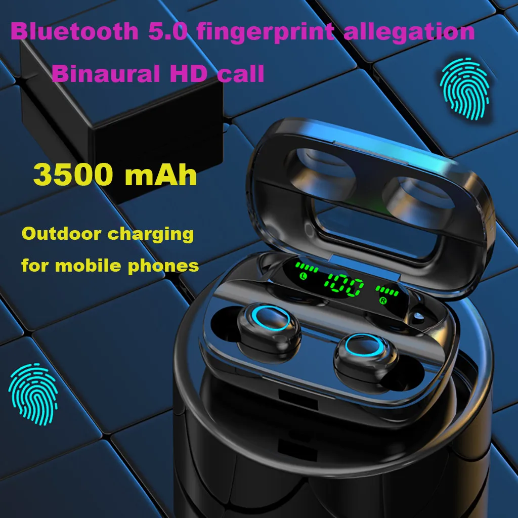 CARPRIE Bluetooth 5 0 наушники TWS Mini Stealth Беспроводная двойная спортивная Гарнитура 3D