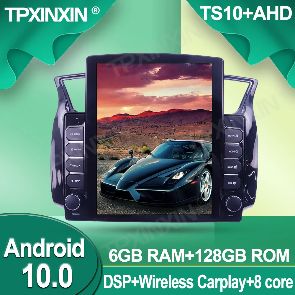 저렴한 테슬라 화면 닛산 실피 2012-2016 자동차 안드로이드 6 + 128G 무선 카플레이 스테레오 수신기 6 + 128G 자동차 라디오 플레이어 라디오 IPS, 테슬라 화면