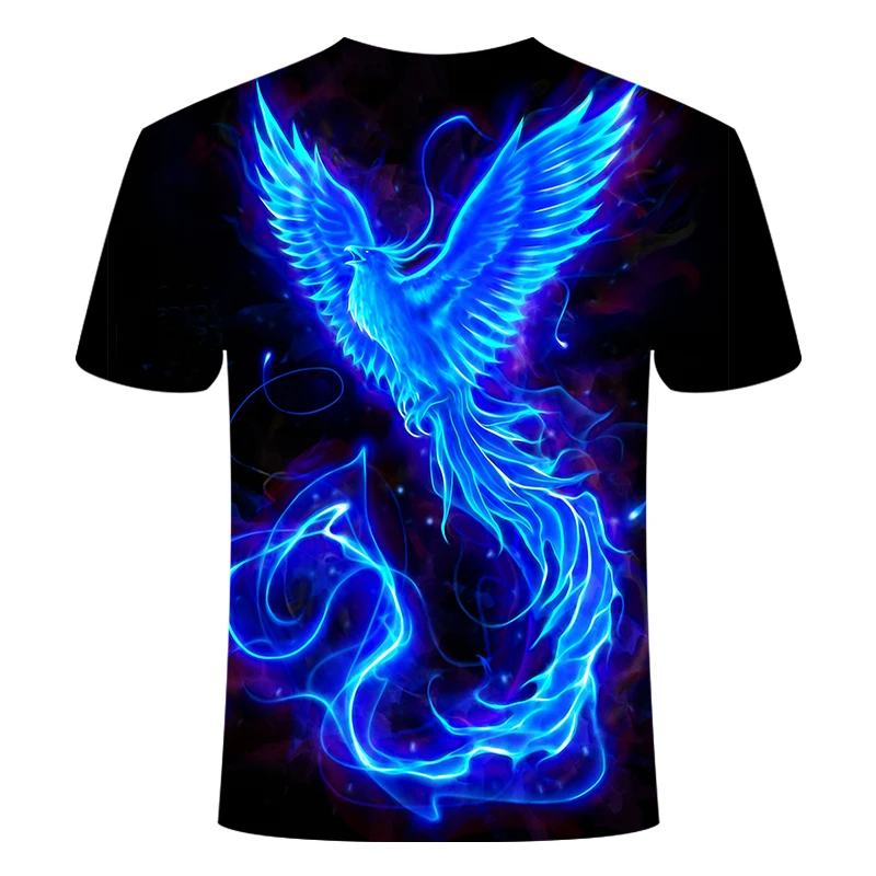 Angel Big yards, новая модная брендовая футболка с черепами, Мужская/женская летняя футболка с 3d изображением волка, футболка с принтом кота, топы, футболки, Азиатский Размер, s-6XL
