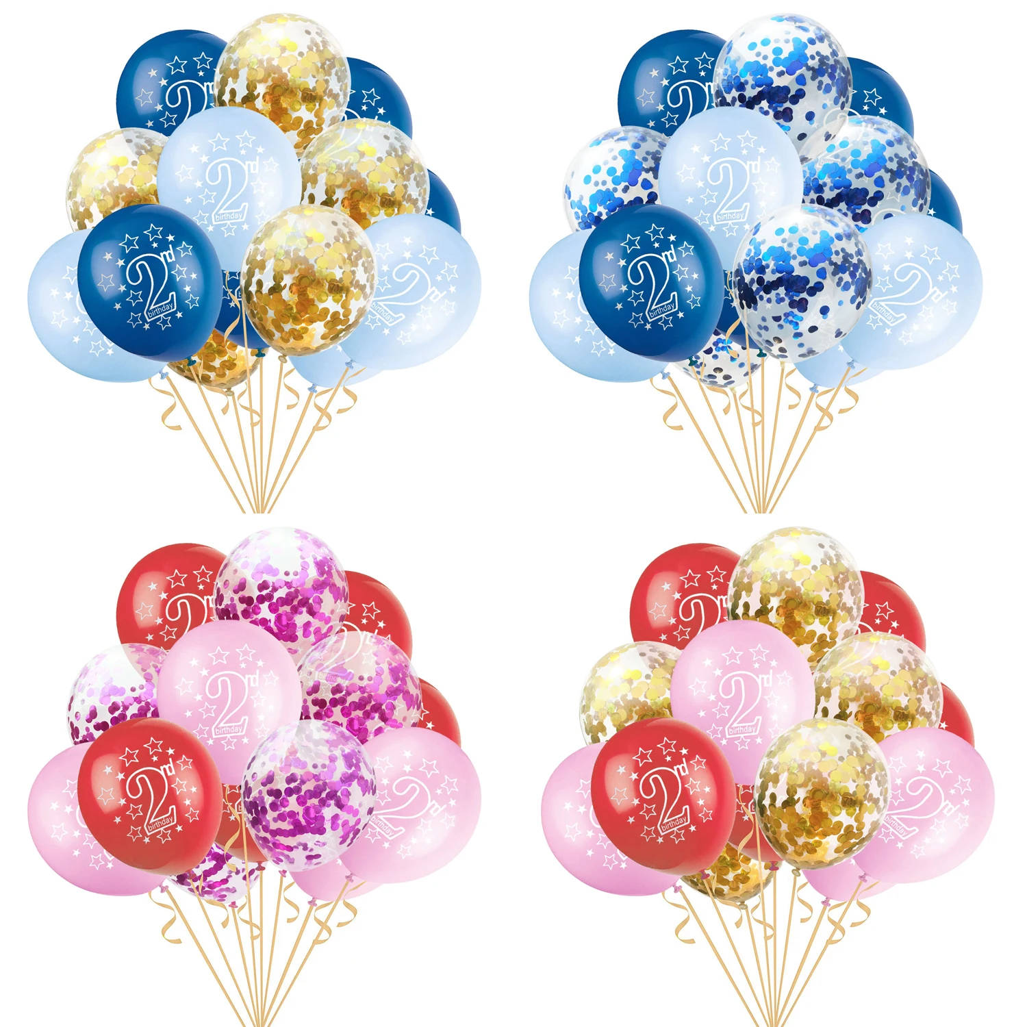 Круглая латексная детская Праздничная вечеринка 12 дюймов 15 шт.|Воздушные шары и