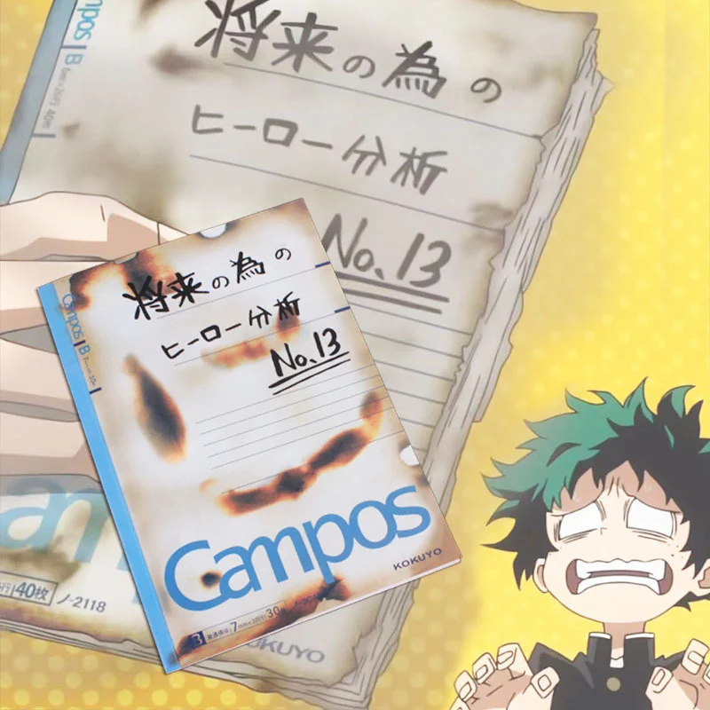 

1pcs Anime My Hero Academia Midoriya Izuku Notebook All Might Sign Diary Book Cosplay Two Styles Notebook Student Prize Gift