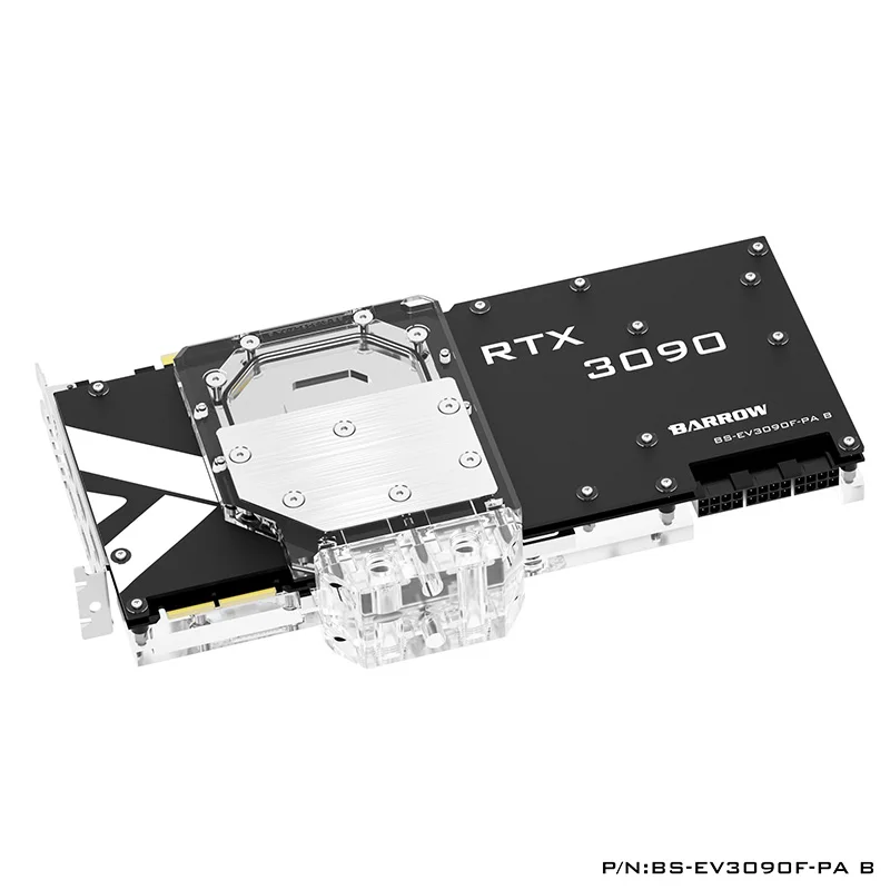 barrow gpu water block forevga rtx 30903080 ftw3 ultra hydro copper gaminggraphics card full cover5v 3pinbs ev3090f pa free global shipping