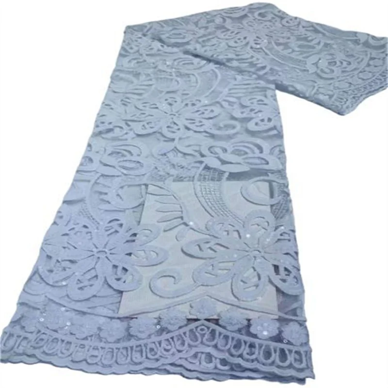 

2021 новый дизайн, чисто белая африканская сетчатая кружевная ткань, высокое качество, нигерийский тюль, кружево, французское Сетчатое кружев...