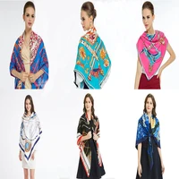 61 colour luxury brand matagorda 51 inch woman scarf 100 silk shawl oversized sunscreen flower and bird jungle pashmina scarves