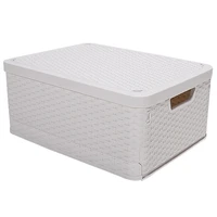 dustproof foldable storage box moistureproof dustproof waterproof plastic bookcase clothing storage box