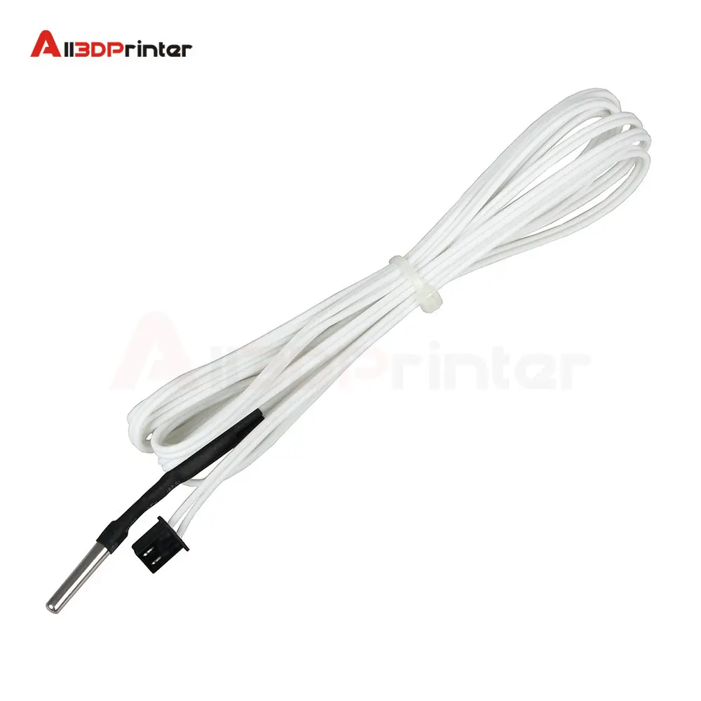 3D Print Part 100K ohm NTC 1M/2M Line 3950 Thermistors Sensors with Cable Temperature White Accessories 1m 2m long | Компьютеры и офис