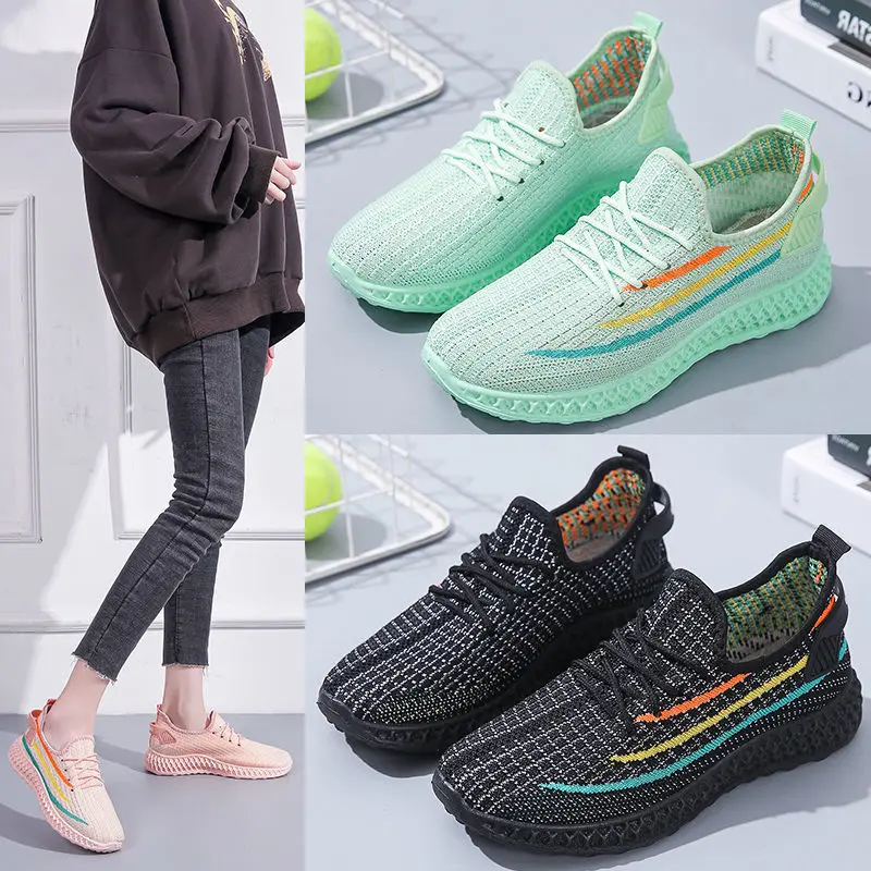 

Running Shoes Women Sneakers Breathable Mesh Female Trainers Sport Shoes Cushioning Athletic Footwear Basket Femme Zapatos Mujer