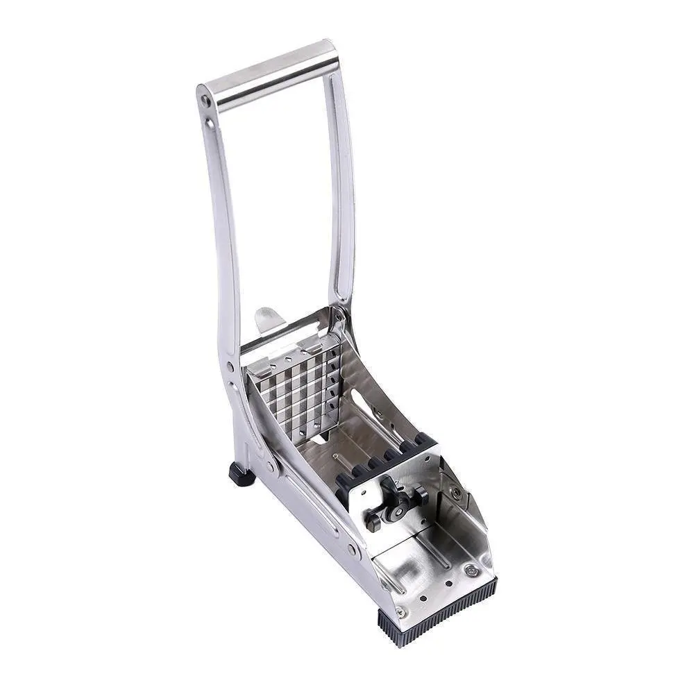 

Stainless Steel French Fry Cutter Potato Vegetable Slicer Chopper Dicer 2 Blade