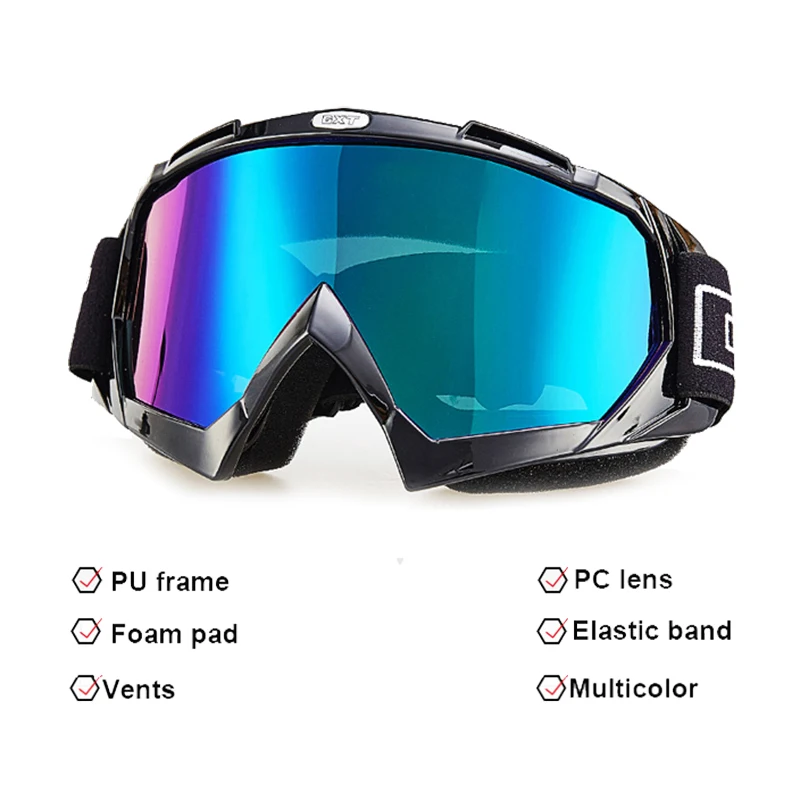 Мотоциклетные очки для мотокросса езды по бездорожью горных велосипедов MX