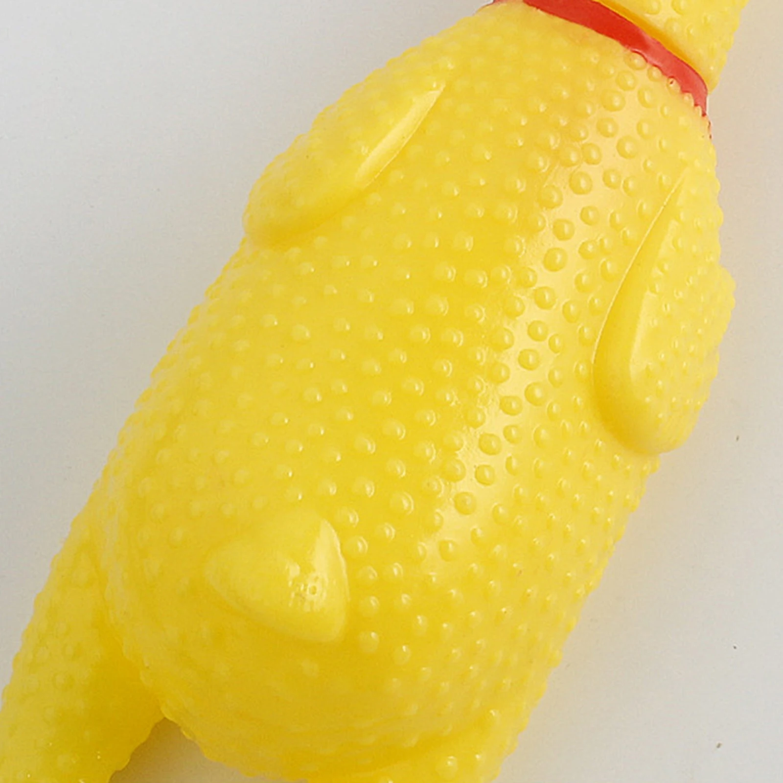 

New 12.6 Inch Dog Toys Yellow Screaming Rubber Chicken Pet Squeak Squeaker Chew Gift Funny Toy Decompression Toy high quality