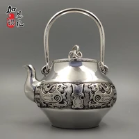teapot stainless steel teapot silver teapot iron teapot hot water teapot teapot 750 ml water kung fu tea set
