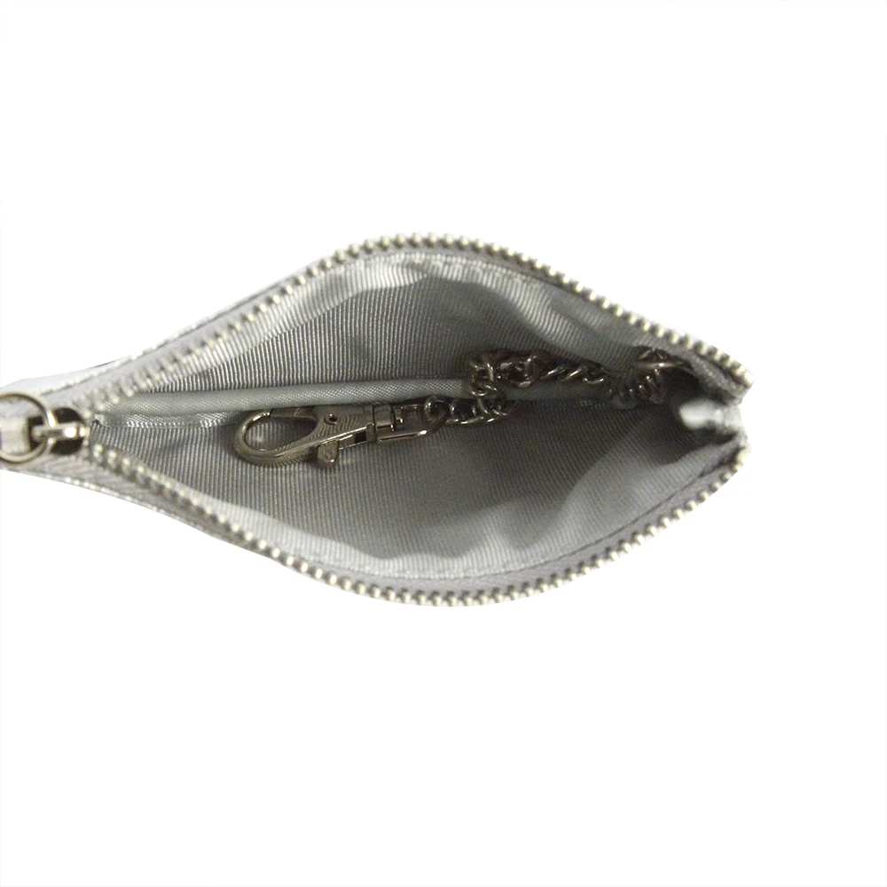 Заводская цена популярный держатель для карт из искусственной кожи Серебряный