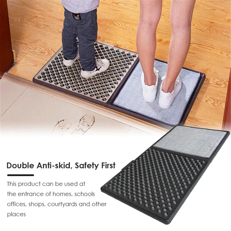 

Disinfecting Floor mat Household cleaning foot pad Multifunctional Door Mat for Disinfection Water Absorption Dust Removal Home