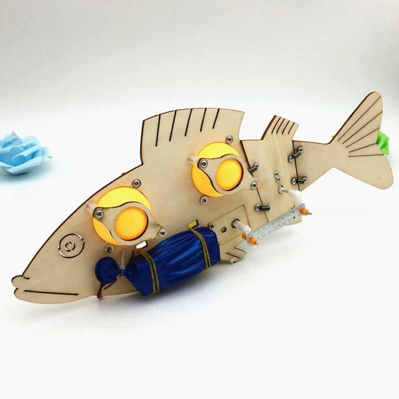 Электрические бионические игрушки DIY электрические механические рыбы школы