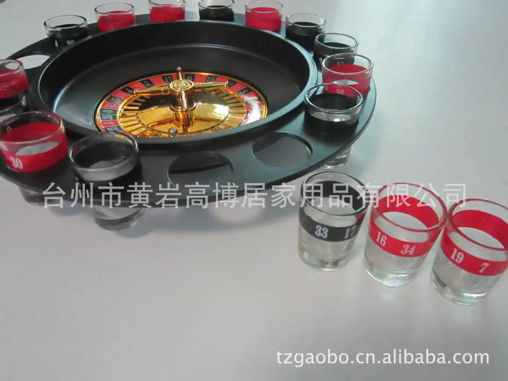 

16 hole Russian Roulette Cup game KTV roulette cup turntable