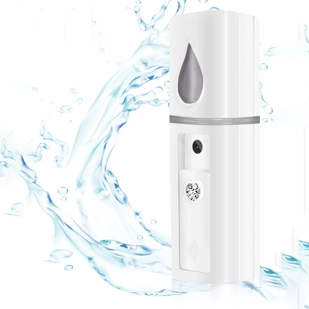 

Portable Rechargeable Nano-Hydraulic Sprayer Negative Ion Facial Moisturizing Sprayer Cold-Jet Hand-Held Steamed Face