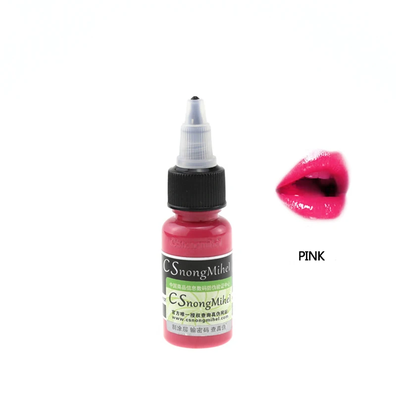

1/2oz Tattoo Ink Pigment For Permanent Makeup Easy To Wear Eyebrow Eyeliner Body Arts Paints Tattoo Art Beauty Toolink