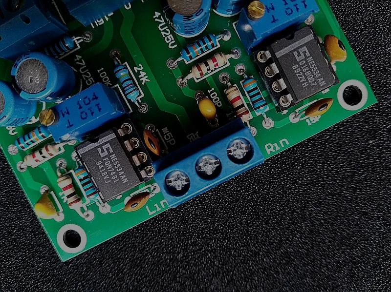 

NE5534 Buffer Pre-stage Finished Board High Resistance Input Low Resistance Output