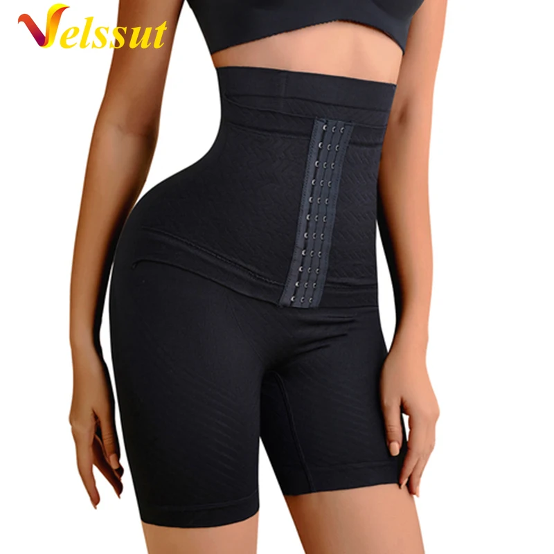 

Velssut Women Body Shaper Panties Firm Tummy Control Belly Shapewear Thigh Slimmer Butt Lifter Girdle Hook Waist Trainer Shaper