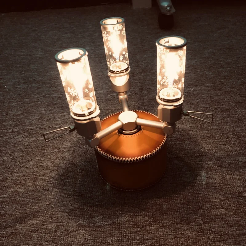 Уличная лампа Balight для кемпинга сверхлегкая портативная газовая туристические