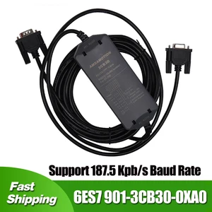 6es7 901 3cb30 0xa0 for siemens s7 200 plc programming cable rs232ppi port pcppi communication data line free global shipping