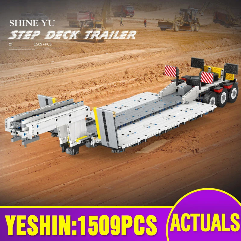 Ешина модель автомобиля Запчасти 1:10 полу прицепа строительные блоки сборки