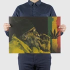 AIMEER Ностальгический постер рок-персонаж Jamaica Reggae Band I Kong Vintage крафт-бумага серия Декор картина настенные наклейки 51x36 см