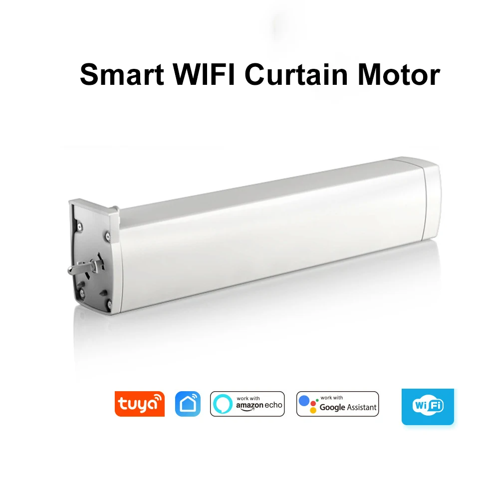 Smart Electric WIFI Curtain Motor Tuya APP/Ewelink APP remote control work with alexa/google home Home curtain system | Электроника