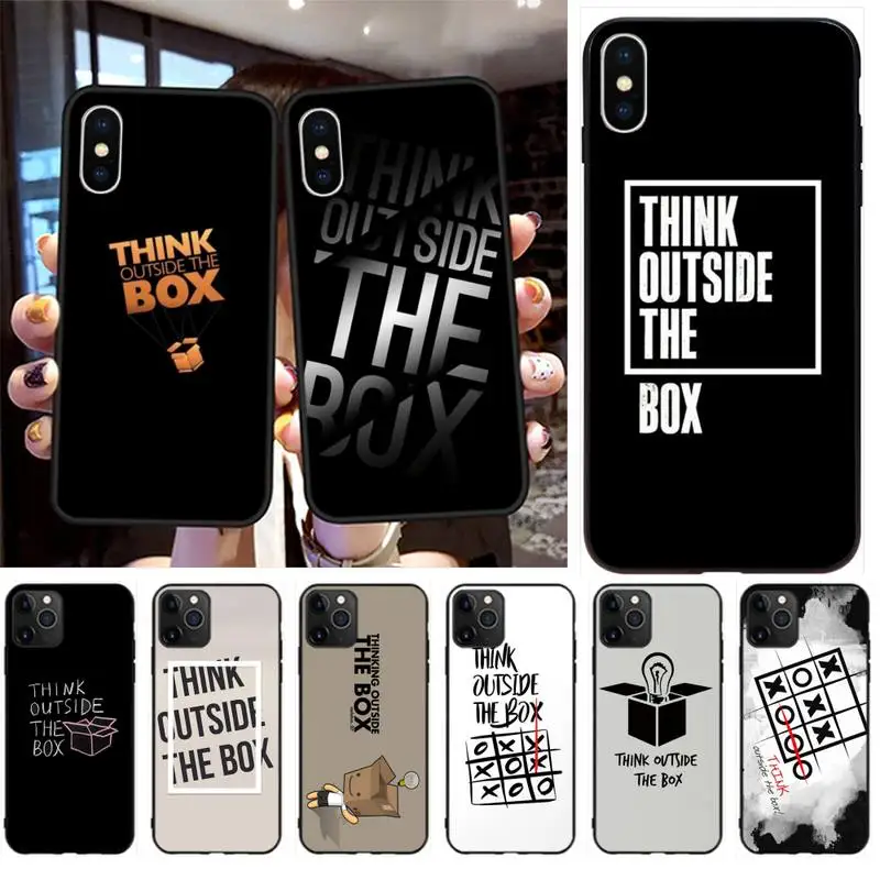 Корпус Корпуса HPCHCJHM Think для iPhone 11 pro XS MAX 8 7 6 6S Plus X 5S SE 2020 XR|Бамперы| |
