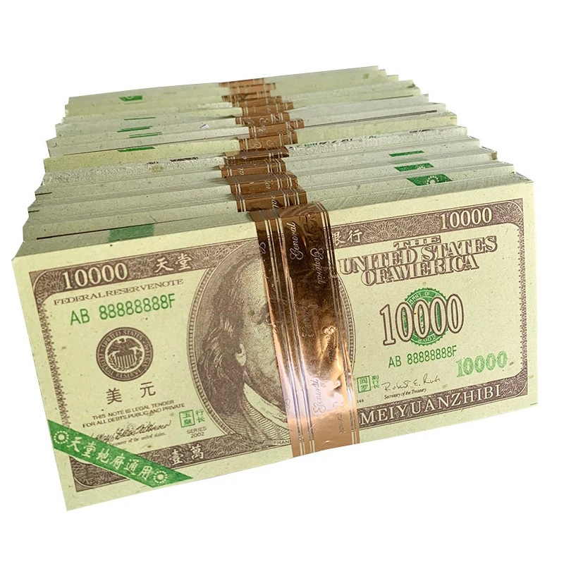 Joss бумага сжигание денег для мертвых приносов поставки слиток доллар Оловянная