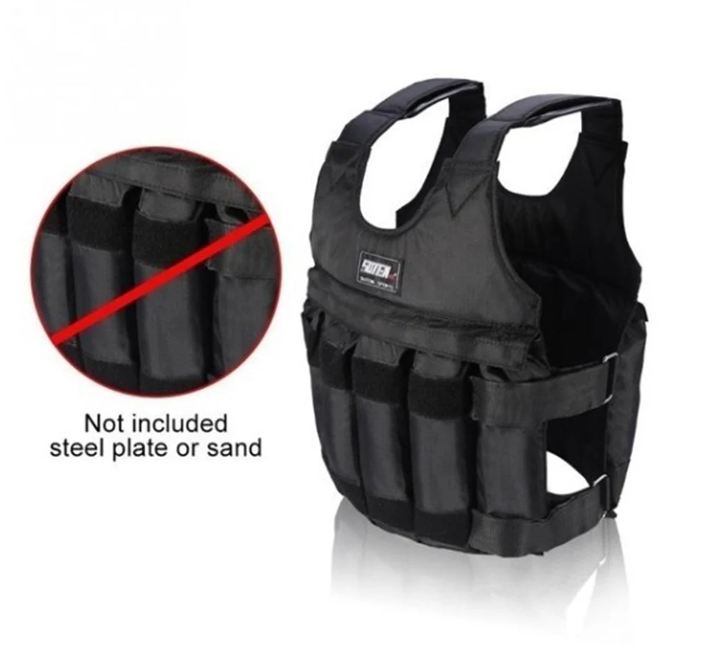 20 кг 50 Максимальная загрузка Вес жилет для бокса фитнес оборудование тренировки