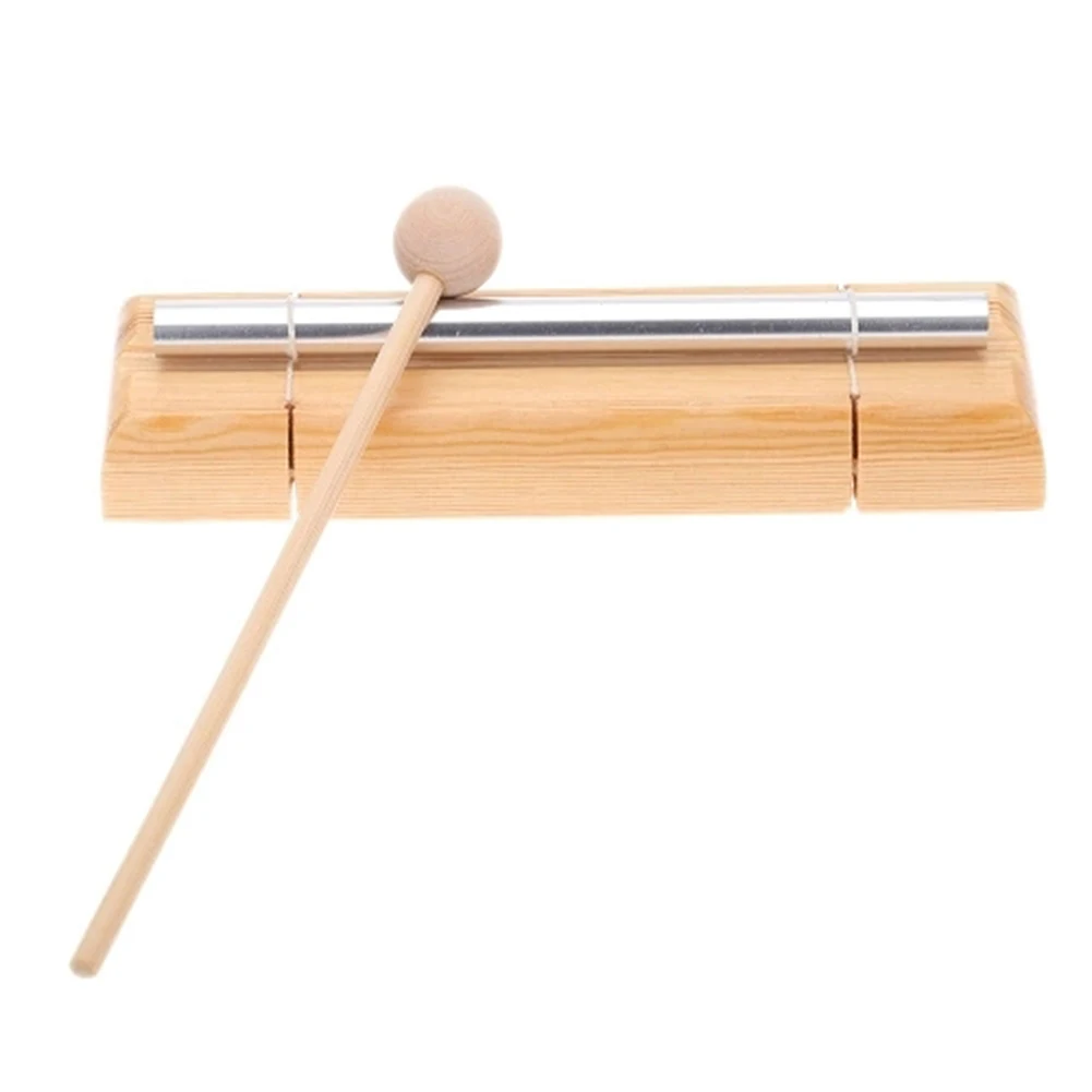 Energy Chime Single Tone with Mallet Exquisite Kid Children Musical Toy Percussion Instrument Wood Professional Tool New O15 |
