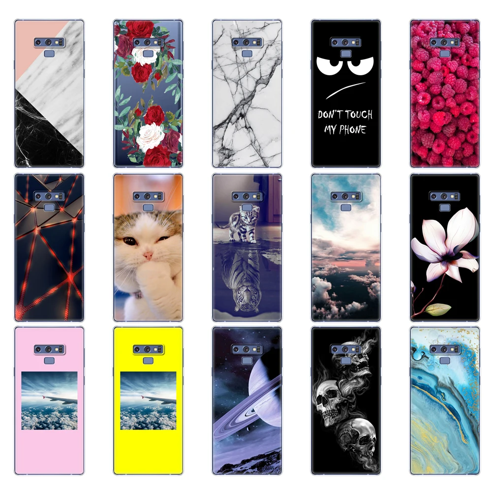 Силиконовый чехол для Samsung Galaxy Note 9 мягкий из ТПУ телефона | Мобильные телефоны и