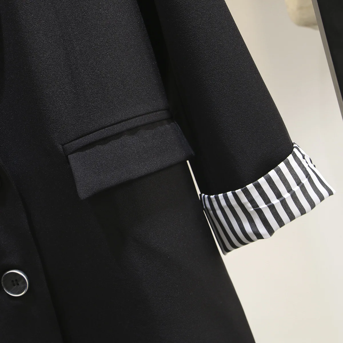 2020 весенний винтажный блейзер для женщин большие размеры модные пальто в полоску