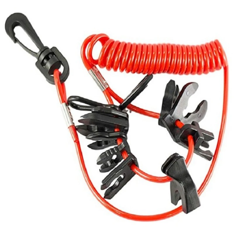 Ключи ремешок 11 Key ABS безопасности яхты каяк ключи Шнур двигателя остановить ключ